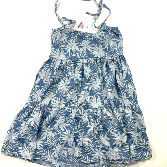 New Jessica Simpson Tamaryn Tiered Dress Size XS Blue - Picture 3 of 7